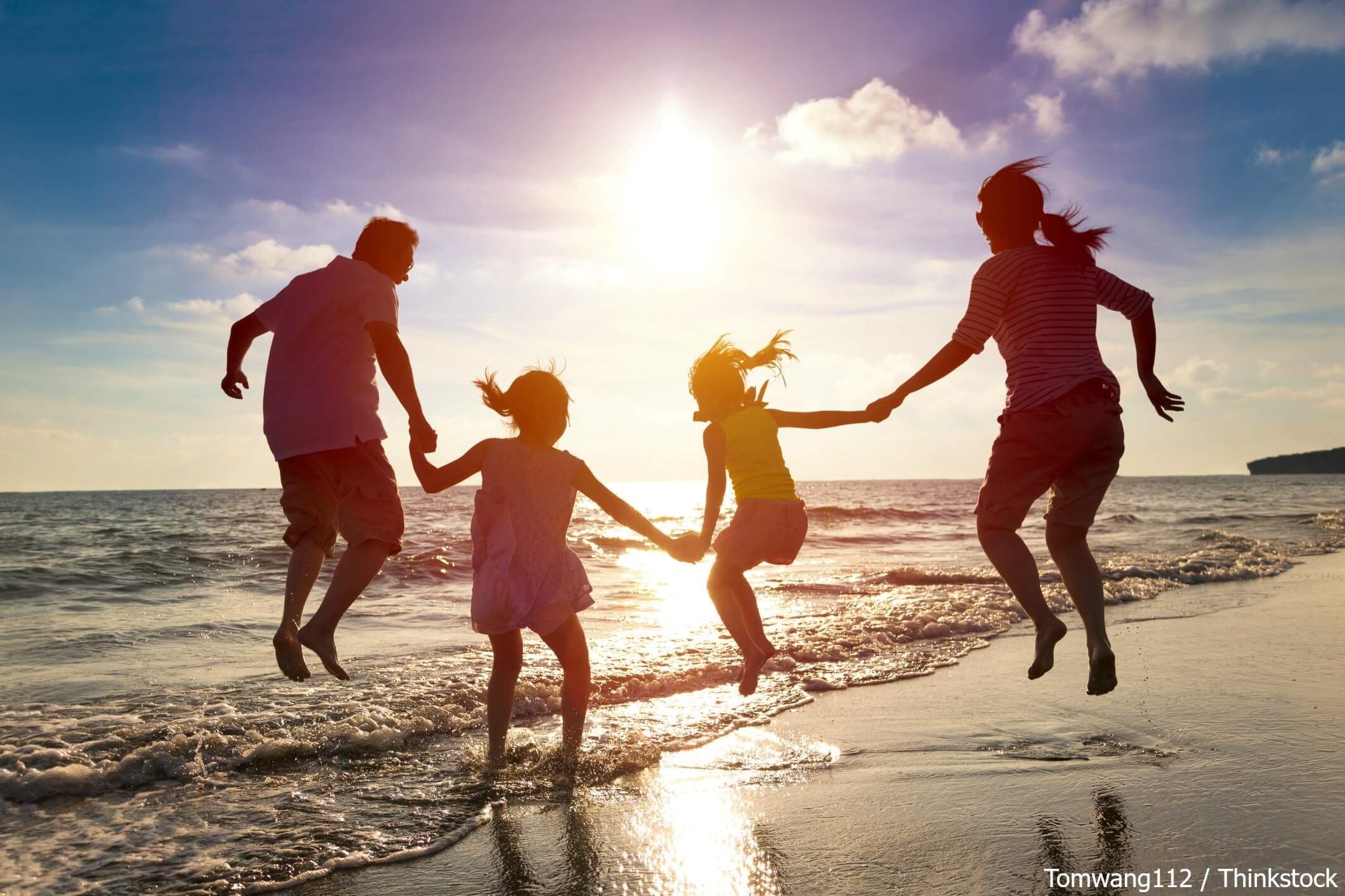 Family on the Beach