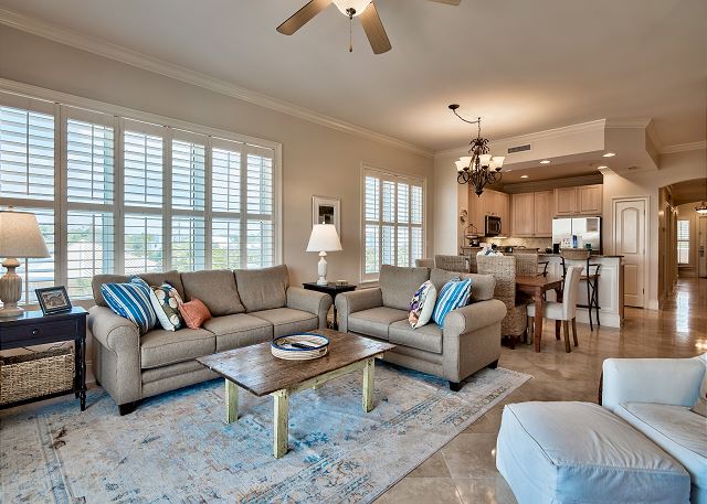 Indoor shot of one of the best condos to stay in this Winter in 30A